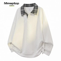 MMOPTOP 麦穗纹格子 男士卫衣 MWY19