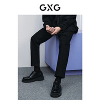 GXG 男装 新年系列黑色锥形牛仔裤 春季新品GFX10501891 黑色1 S