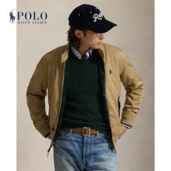 RALPH LAUREN Polo Ralph Lauren 拉夫劳伦 男装 斜纹布立领外套夹克RL17873 260-棕黄色 XS