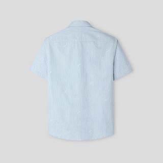 HLA海澜之家 26轻商务时尚系列 纯棉 短袖衬衫