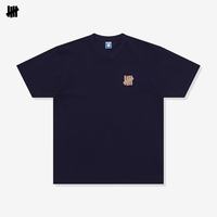 UNDEFEATED 五条杠官方2026春季新品UNDFTD字母短袖T恤男 藏青色 L