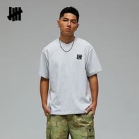 UNDEFEATED 五条杠官方夏季男士T恤复古潮流经典ICON纯棉短袖 灰色 L