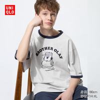 优衣库 PEANUTS UT/短袖T恤男装女装印花26春夏新款489072 02 浅灰色 M