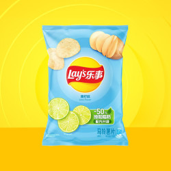 乐事 多种口味 薯片  青柠味 袋装 75克