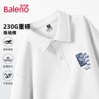 班尼路 POLO衫男夏季潮流翻领休闲商务t恤宽松大码透气百搭五分袖上衣