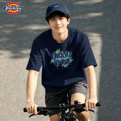 Dickies 短袖男生2026新款宽松夏季休闲纯棉半袖男款美式潮牌印花T恤男