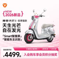 雅迪 摩登光芒二代 三丽鸥家族 电轻摩