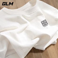 GLM 短袖t恤男2026新款夏季纯棉半袖上衣服男士宽松潮牌体恤