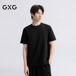 GXG 男士短袖T恤 2026夏季新品 圆领短袖针织