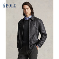 RALPH LAUREN Polo Ralph Lauren 拉夫劳伦 男装 羊皮革夹克RL18690 001-Polo黑 XS