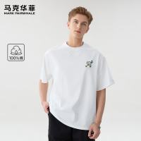 马克华菲 圆领纯棉短袖 柔软舒适 亲肤透气