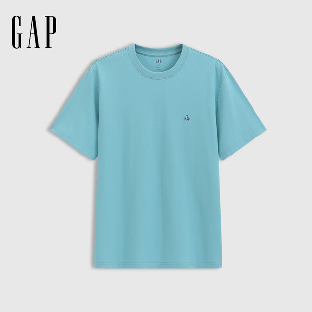 Gap 夏季款小熊刺绣 吸湿速干短袖T恤 727518