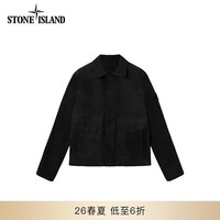 石头岛 男士立领牛皮工装夹克 GHOST海报款