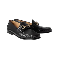 BRUNELLO CUCINELLI 皮革圆头套脚乐福鞋