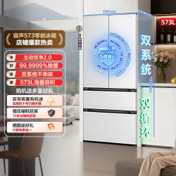 容声 BCD-573N40FQLAD 双系统双净 法式多门冰箱