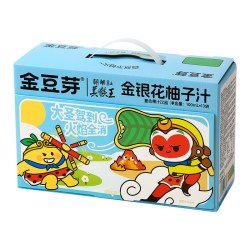 金豆芽 金银花汁金银花柚子茶儿童成人下火植物饮料小包开袋即食