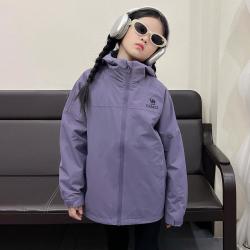 骆驼 天气铠甲儿童冲锋衣三合一春装男童女童外套可拆卸内胆户外服