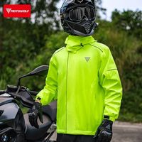 百亿补贴：MOTOWOLF 摩托车骑行装备 分体式雨衣雨裤套装 男女单人轻薄防水衣