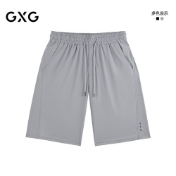 GXG 男装休闲时尚男士休闲短裤2026夏季 灰色 175/L