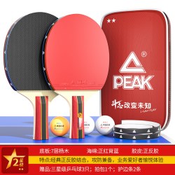 匹克 乒乓球拍三星五星初学者兵乓球直拍横拍儿童小专业级双拍