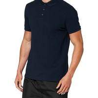 HELLY HANSEN 男士蓝色Polo衫 休闲透气 海军蓝 S 绝对好价