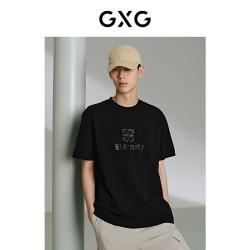 GXG 男士潮流图案短袖T恤 圆领短袖T恤×1