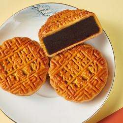 杏花楼 中华广式月饼礼盒玫瑰豆沙100g*10