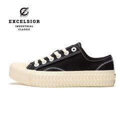EXCELSIOR 韩国饼干鞋 BOLT LO 低帮厚底男女同款夏季透气帆布鞋