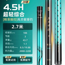 沃鼎 王者神剑三代鱼竿手杆超轻硬碳素钓鱼竿小综合鲫鱼台钓大物竿