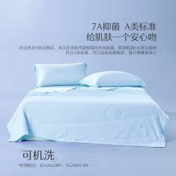水星家纺 雪糕被A类抑菌夏凉被凉感夏被子可水洗空调被芯  雪糕被·冰沁舒爽夏被150cm×200cm