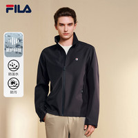 FILA 官方男装外套2026秋新款商务休闲上衣通勤宽松行政夹克