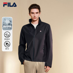 FILA 官方男装外套2026秋新款商务休闲上衣通勤宽松行政夹克
