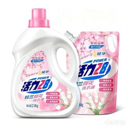 活力28 铃兰樱花洗衣液 去污持久留香2.6kg+1.6kg共8.4斤