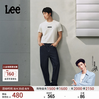 Lee 26春夏新品宽松直筒牛仔裤蓝色男潮流LMB100762 清水洗 31