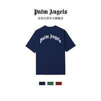 Palm Angels 短袖t恤男士上衣2026新款logo宽松高端潮牌纯棉半袖 藏青色 M