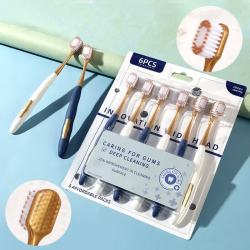 洋臣 软毛 牙刷  6支