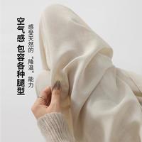ONE MORE 天丝亚麻弯刀裤女士休闲裤