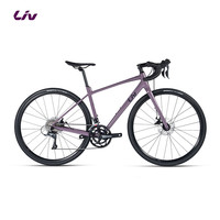 Liv Avail AR 4-GC 碳纤维前叉碟刹 700C 女士公路自行车 紫灰色 S码