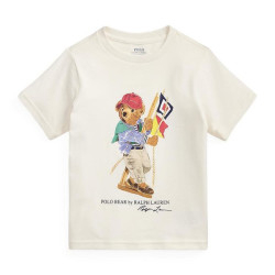 RALPH LAUREN Polo Bear纯棉针织T恤 男童 2-7岁