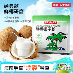 南国 椰子粉 100g*3+30g*2 海南特产