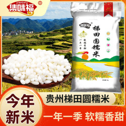 贵州梯田圆糯米白糯米5斤10斤