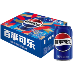 百事 可乐 330ml*12罐+330ml*6罐