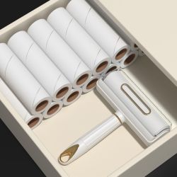 粘毛器滚筒可撕式替换卷纸滚刷 超强黏性 清理神器