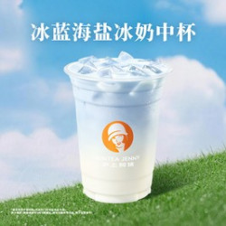 沪上阿姨 冰蓝海盐冰奶中杯（TG）