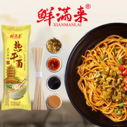 武汉风味热干面四包料内含酸豆角方便速食早餐夜宵