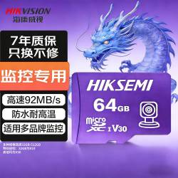 海康威视 TF卡移速卡内存卡行车记录仪音响摄像头存储卡监控专用卡