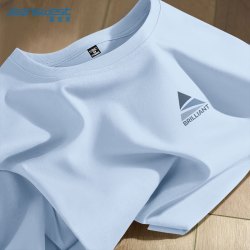 真维斯 短袖t恤男夏季纯棉宽松休闲简约男士半袖时尚潮牌男款上衣