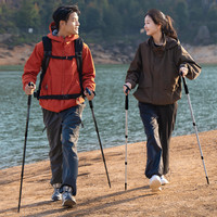 原始人 D62 登山杖 手杖 超轻伸缩拐杖 专业徒步爬山装备