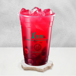 一点点奶茶 2次卡-藏青盐蔓越莓绿大杯