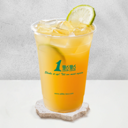 一点点奶茶 六窨香柠绿（大杯）